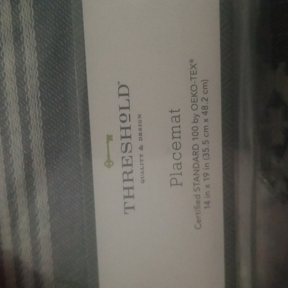 Cotton Global Placemat Blue - Threshold™ - Picture 6 of 6